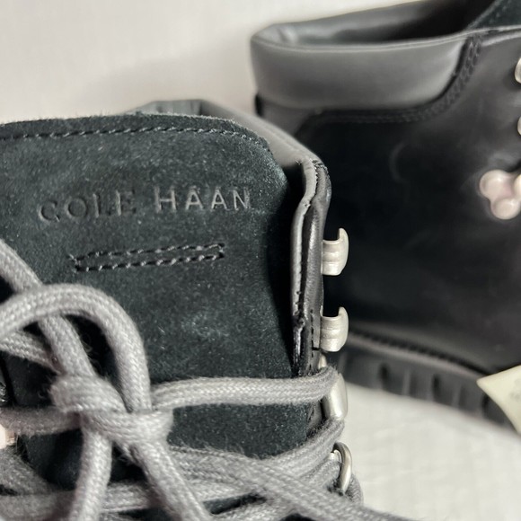 Cole Haan ZeroGrand Water Resistant Hiker Boots British Black C35594 main image 4